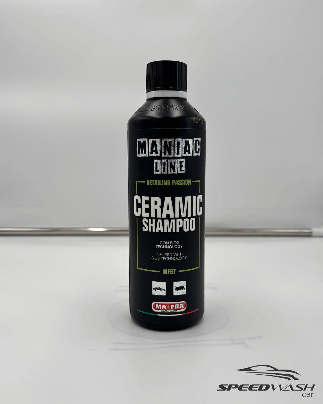 Ceramic Shampoo Maniac Line MAFRA 500ml – Shampoo auto con protezione ceramica e effetto idrofobico