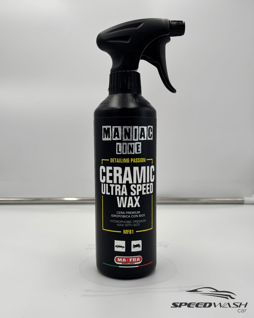 Ceramic Ultra Speed Wax MAFRA 500ml – Cera spray SiO₂ idrorepellente e lucidante