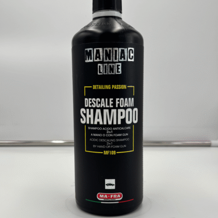Descale Foam Shampoo MAFRA 1L – Shampoo anticalcare per vetri, carrozzeria e cerchi