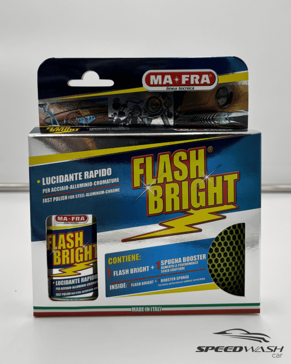 Flash Bright MAFRA – Lucidante rapido spray per carrozzeria, finitura lucida senza aloni