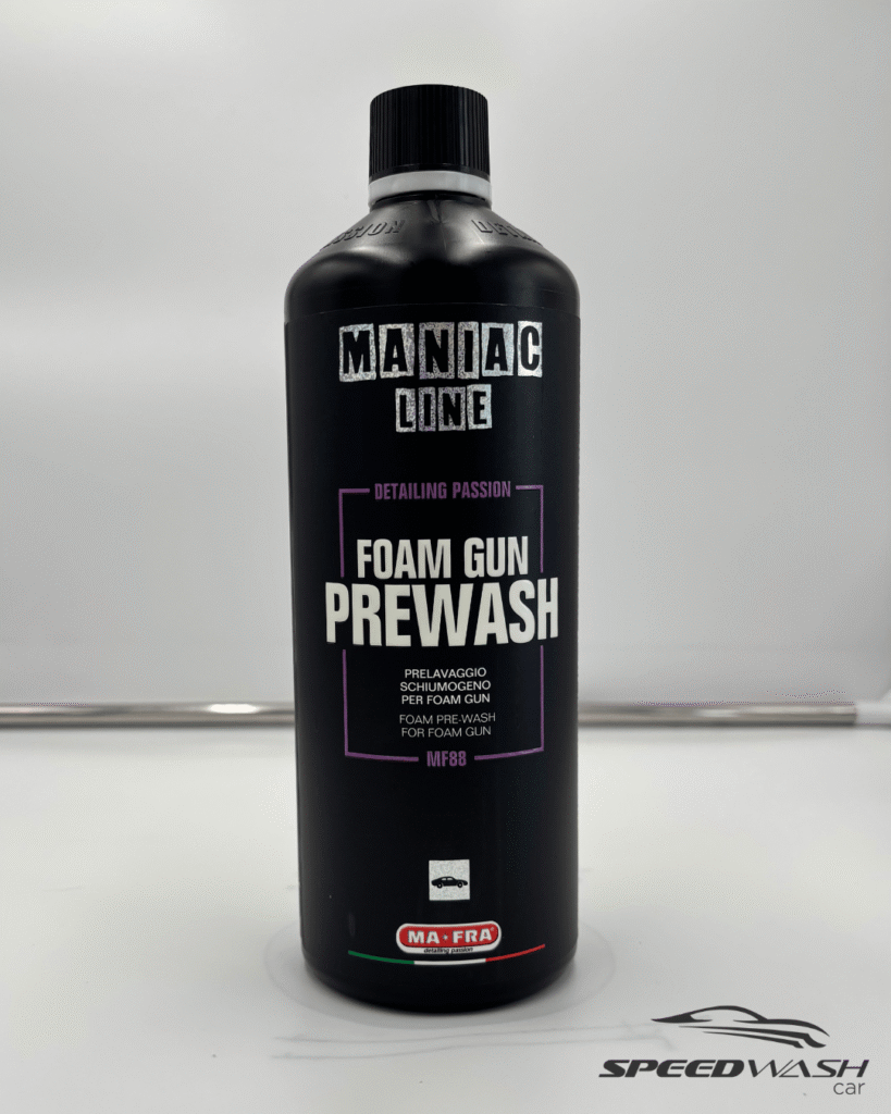 Foam Gun Prewash MAFRA 1L – Prelavaggio schiumogeno pH neutro per auto, sicuro su coating e cere