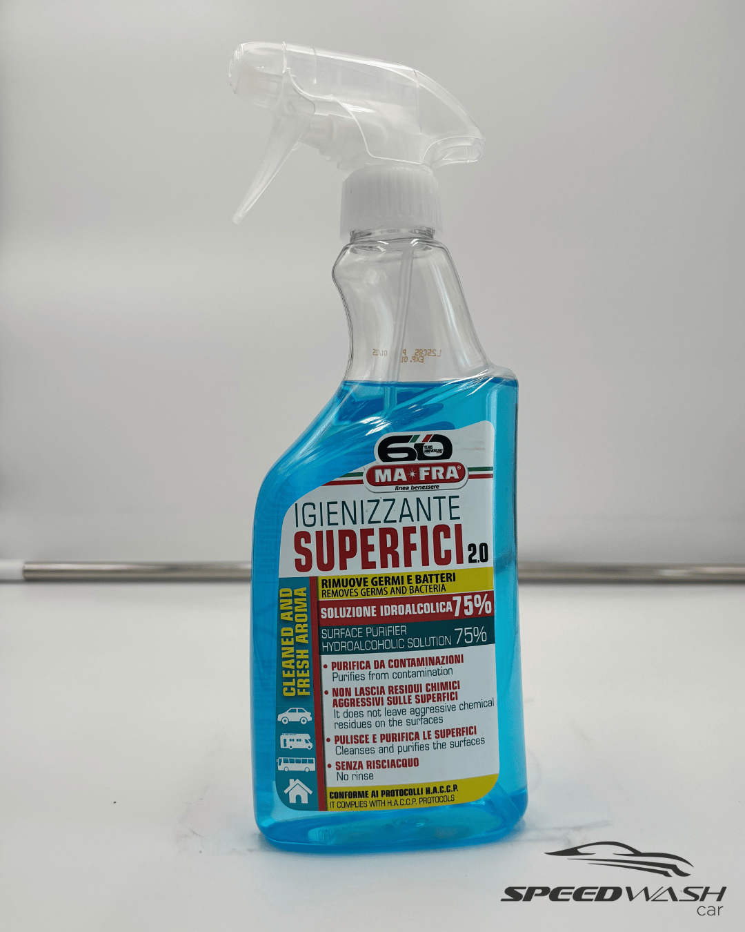 Igienizzante Superfici 2.0 MAFRA 500ml – Spray antibatterico per interni auto