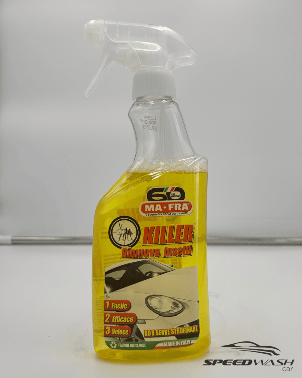 Killer Insetti MAFRA 500ml – Spray rimuovi insetti per parabrezza, cofano e griglia