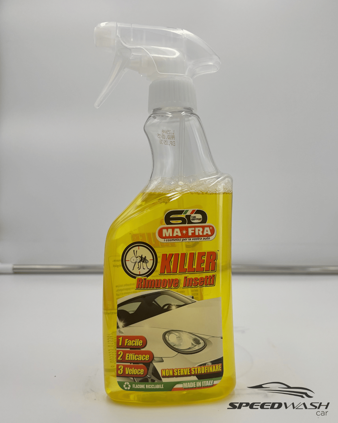 Killer Insetti MAFRA 500ml – Spray rimuovi insetti per parabrezza, cofano e griglia
