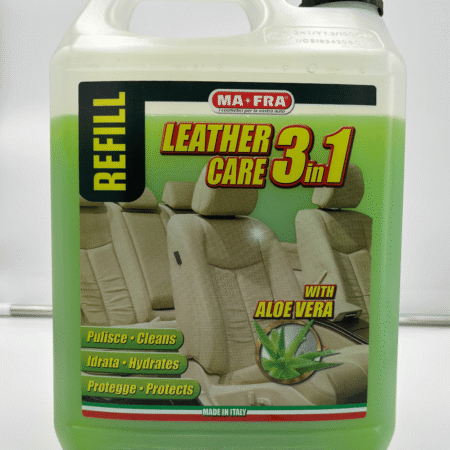 Leather Care 3in1 con Aloe Vera MAFRA 4,5L – Trattamento pelle che pulisce, idrata e protegge