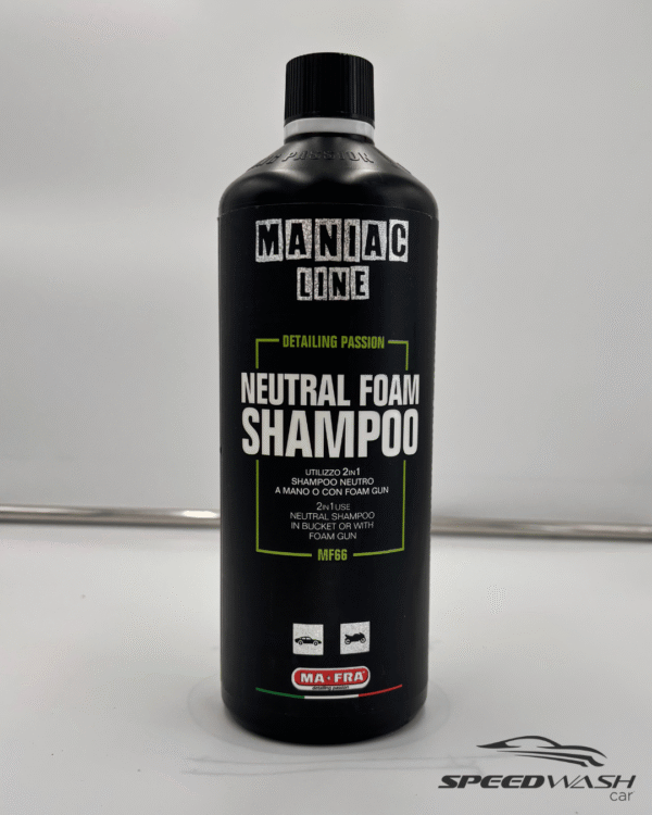 Neutral Foam Shampoo 2in1 MAFRA 1L – Shampoo neutro a schiuma compatta per prelavaggio e secchio