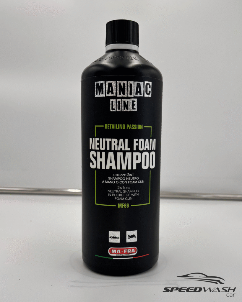Neutral Foam Shampoo 2in1 MAFRA 1L – Shampoo neutro a schiuma compatta per prelavaggio e secchio