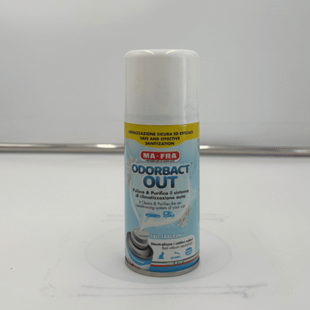 Odorbact Out MAFRA – Igienizzante climatizzazione auto e abitacolo che neutralizza odori, batteri e muffe