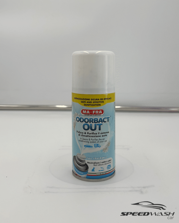 Odorbact Out MAFRA – Igienizzante climatizzazione auto e abitacolo che neutralizza odori, batteri e muffe