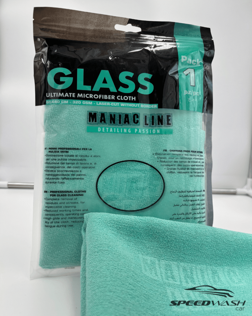 Panno Glass 320gsm 60×40 MAFRA – Microfibra per vetri e cristalli senza aloni