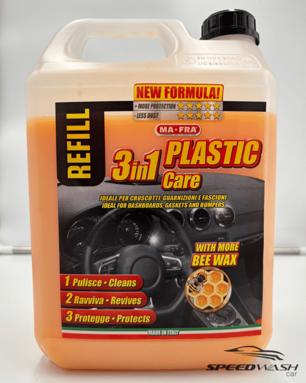 Plastic Care 3in1 New Formula MAFRA 4,5L – Trattamento plastiche interne satinato con protezione UV