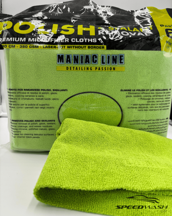 Panni microfibra premium MAFRA – Set 6 pezzi per rimozione cere e polish
