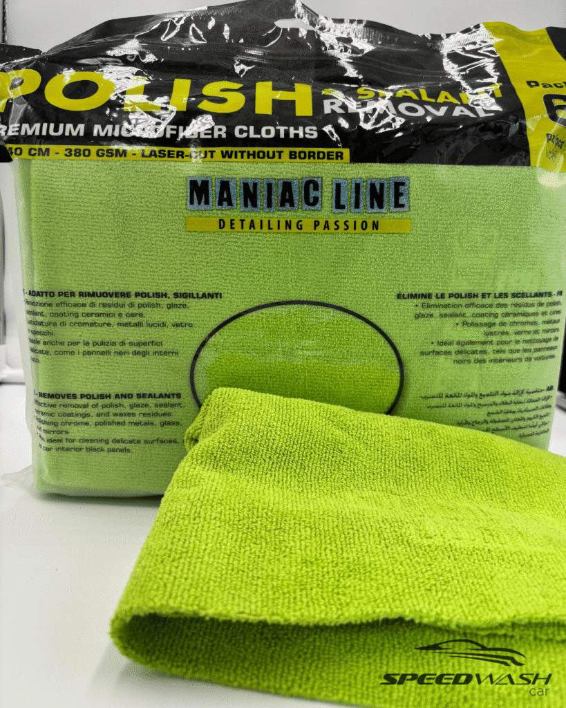 Panni microfibra premium MAFRA – Set 6 pezzi per rimozione cere e polish