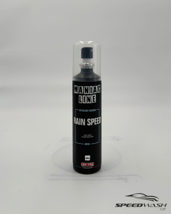 Rain Speed Maniac Line MAFRA 100ml – Trattamento anti‑pioggia idrorepellente per vetri auto