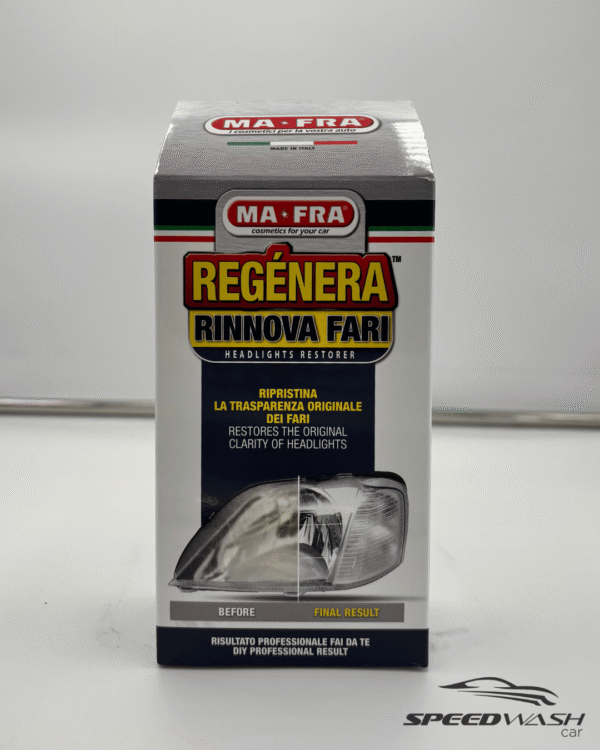 Rinnova Fari MAFRA – Kit rigenerazione fari in policarbonato contro opacità e ingiallimento