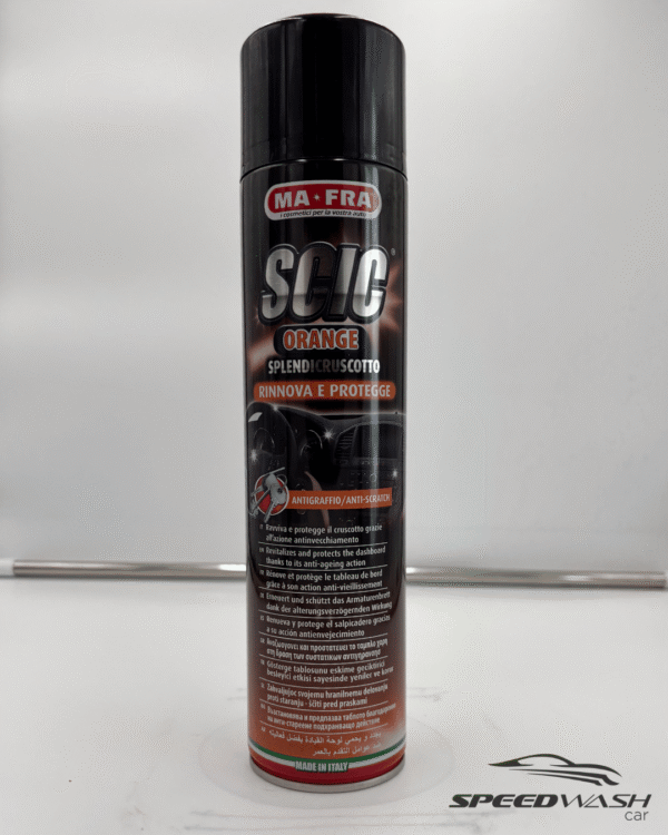 Scic Orange MAFRA – Lucidante cruscotto profumato agli agrumi con azione antistatica