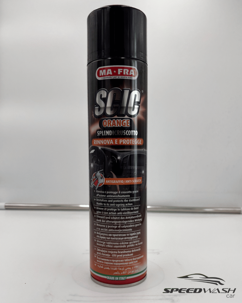 Scic Orange MAFRA – Lucidante cruscotto profumato agli agrumi con azione antistatica