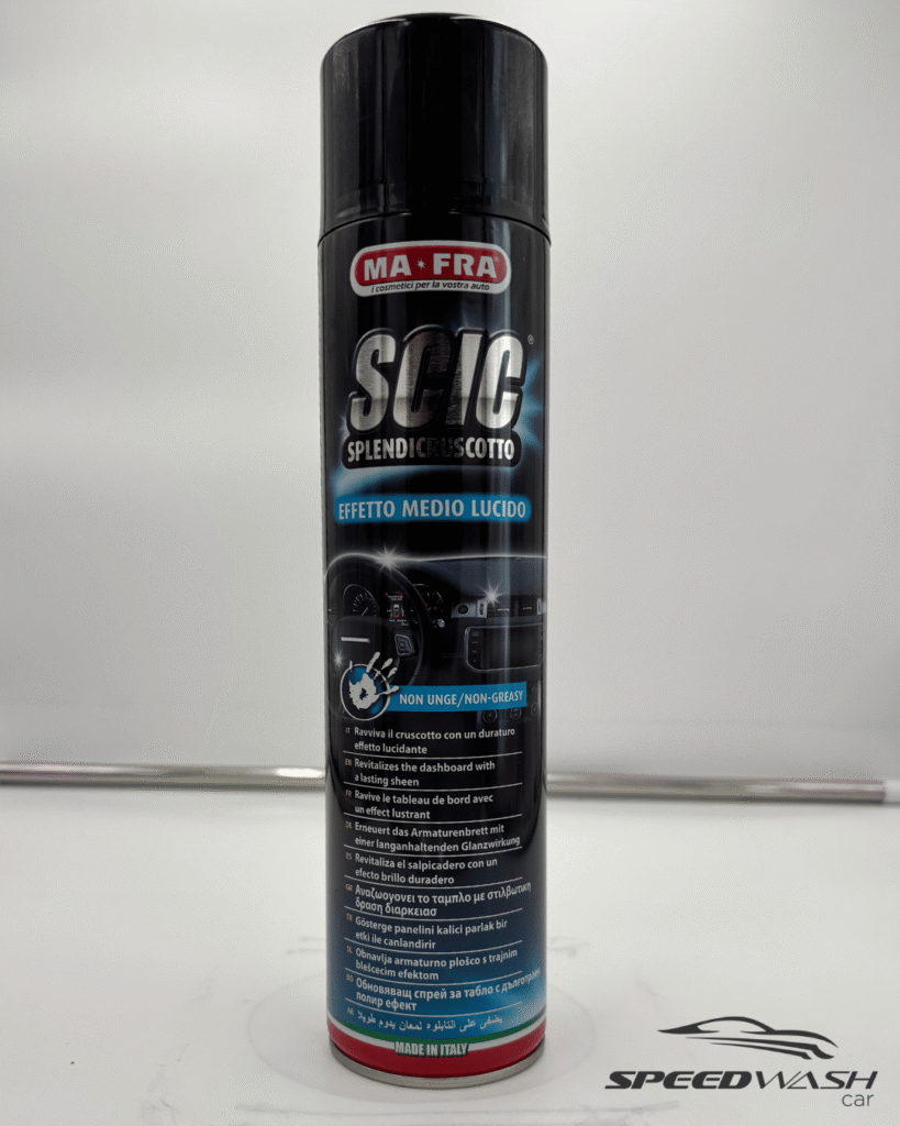 Scic Splendicruscotto MAFRA effetto medio lucido – Lucidante plastiche interne con protezione UV e azione antistatica