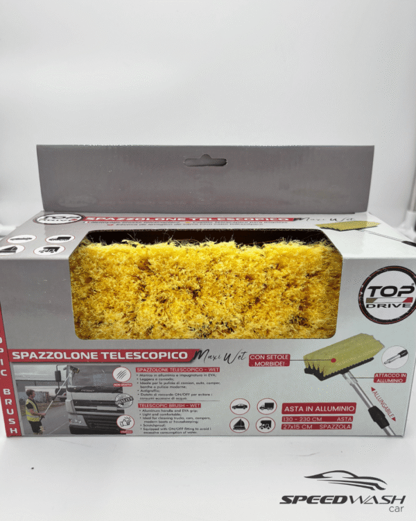 Testina di ricambio Spazzolone TOP DRIVE per lavaggio veicoli e superfici ampie