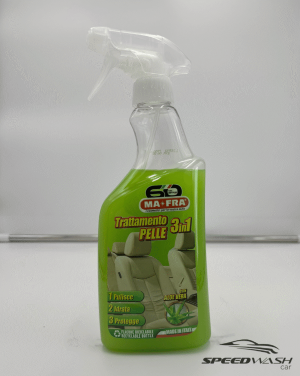 Trattamento Pelle 3in1 MAFRA 500ml – Crema detergente, nutriente e protettiva per sedili auto