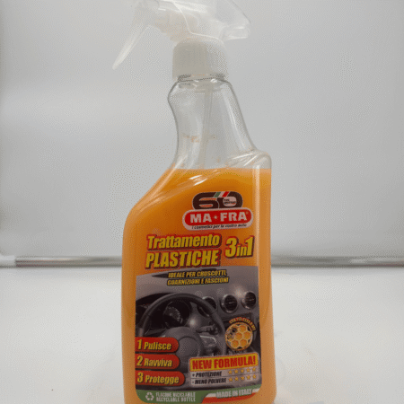 Trattamento Plastiche 3in1 MAFRA 500ml – Pulizia, nutrimento e protezione UV con finitura satinata