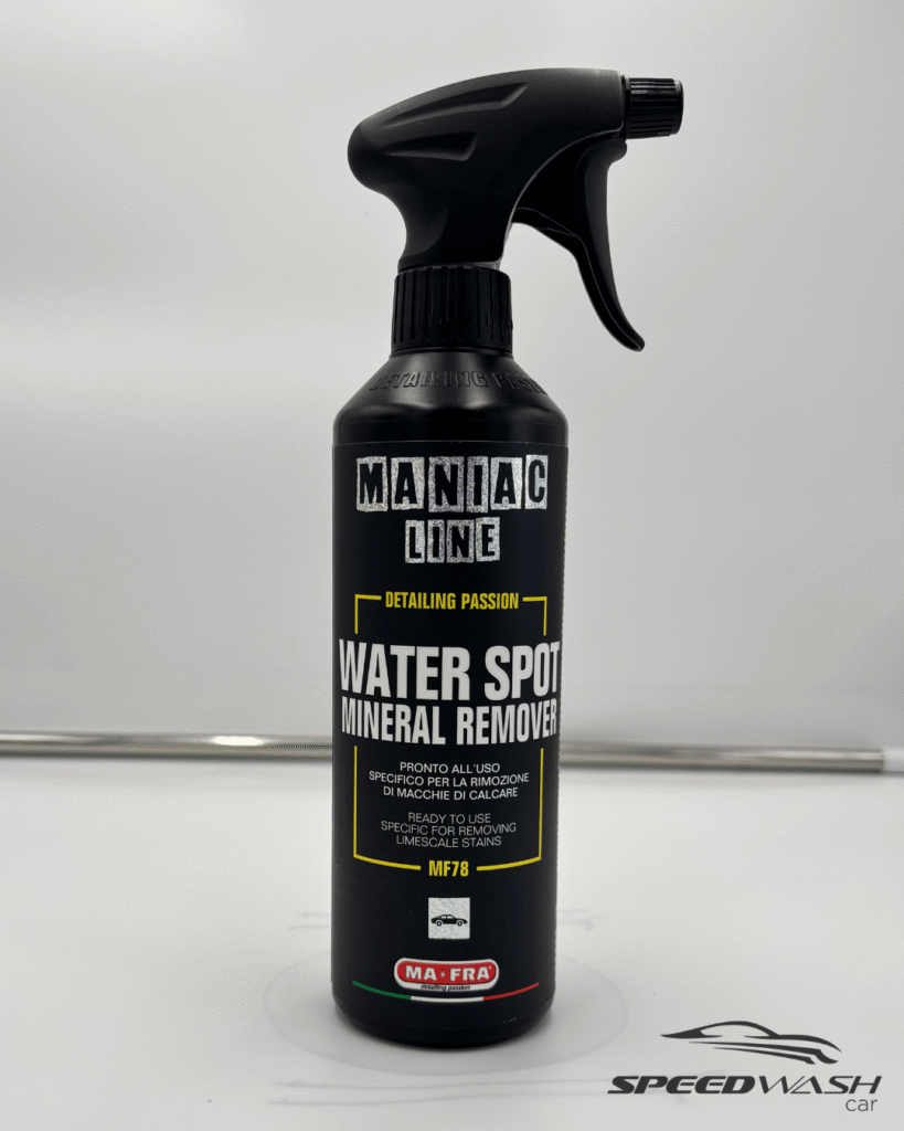 Water Spot Mineral Remover Maniac Line MAFRA 500ml – Rimuovi calcare e macchie minerali da vetri, vernice e plastiche