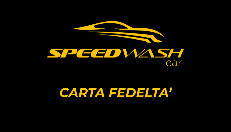 carta fedeltà auto lusso speedwash
